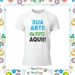 Blusas Adulto Algodão Tradicional unissex Personalizadas em DTF - Imagem 4