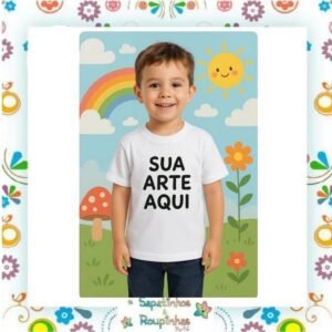 Blusas Infantil Personalizadas em DTF 100% Poliéster - Imagem 4