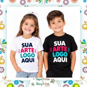 Blusas Infantil Tradicional Poliéster Personalizadas em DTF