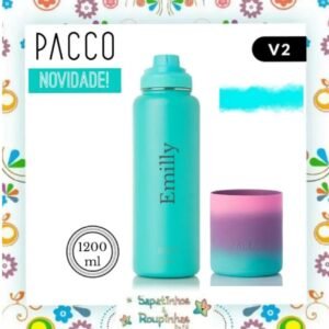 PACCO – Kit Garrafa Térmica e Capa G Alta com gravação a laser