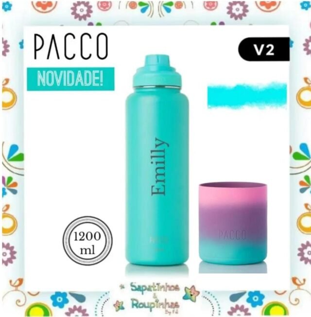 PACCO – Kit Garrafa Térmica e Capa G Alta com gravação a laser